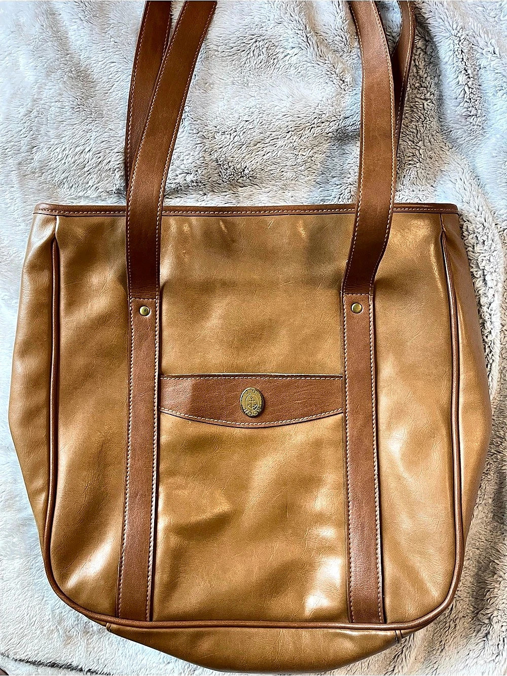 J.G. Hook Brown Tote Bag